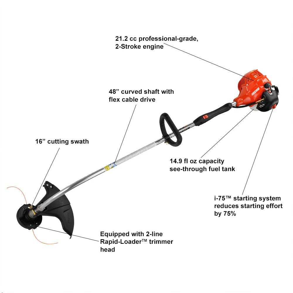 ECHO GT-225I EASY START GAS STRING TRIMMER