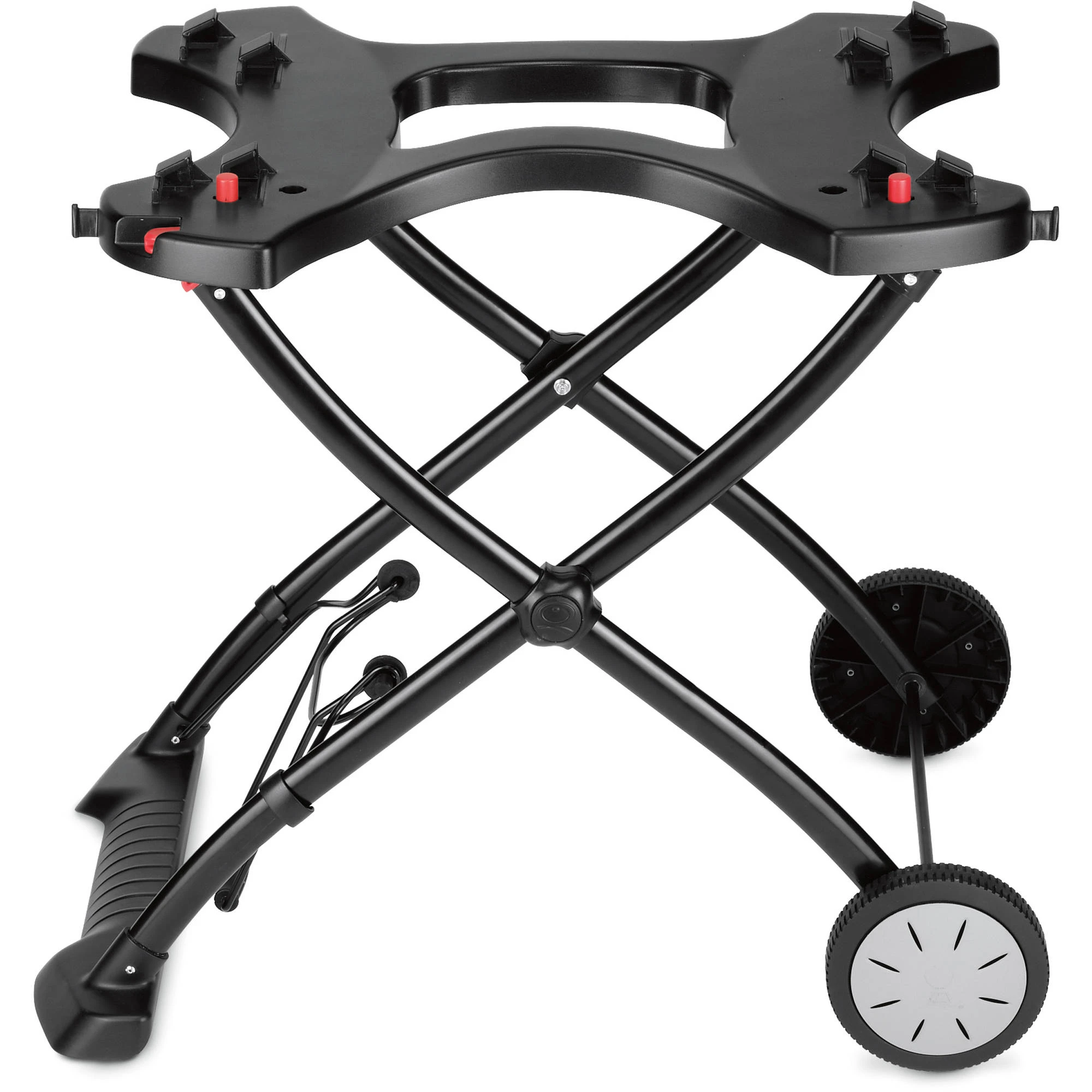 Q Folding Cart For Portable Grills - Rolling Assembly With Easy Setup