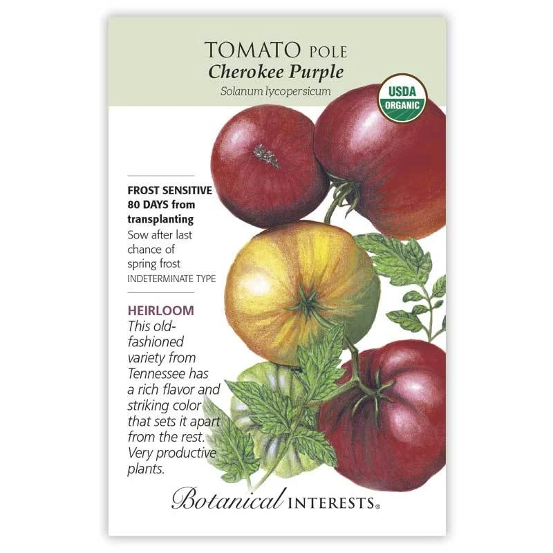 Tomato Pole Cherokee Purple Org