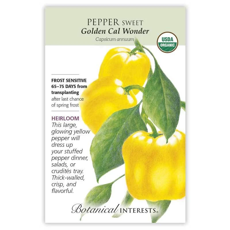Pepper Sweet (ylw) Golden Org