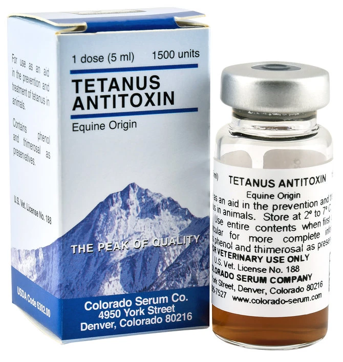 TETANUS ANTITOXIN 1500IU 1DSE
