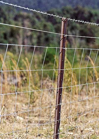 47" OK Steel field fence 12" holes. 330' roll