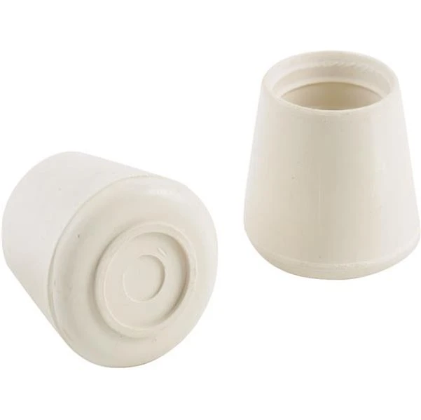 White Crutch Tips 1-1/4" (mult Of 40)