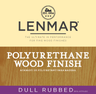 Lenmar Polyurethane Wood Floor Finish - Dull Rubbed