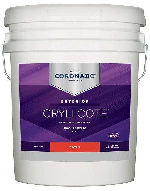 Benjamin Moore Coronado Cryli Cote® Satin 100% Acrylic Exterior Paint