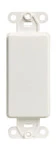 Leviton Decora QuickPort White Blank Wall Plate Insert