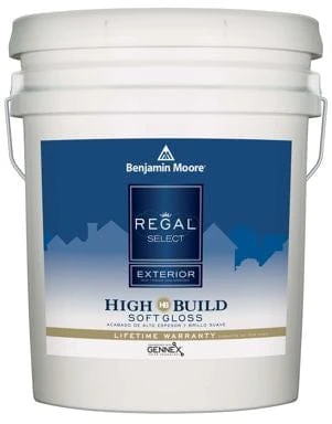 Regal Select Exterior High Build, Soft Gloss, 2X, 5 Gallon