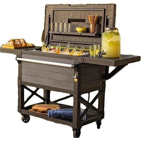 PATIO COOLER  & BEVERAGE CART