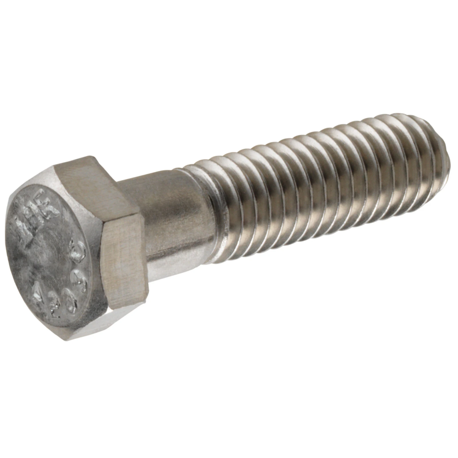 100 Pack 5/16" X 1/2" Stainless Steel Hex Cap Screws - 18-8 Grade