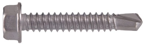 Stainless Steel Hex Washer Head Self-drilling Screw 12 X 2 Inches