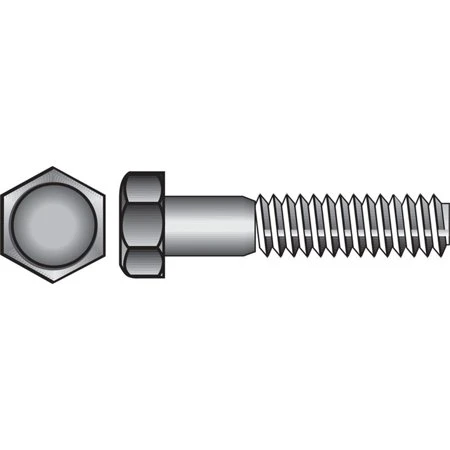 Hillman 811632 Hot Dipped Galvanized Hex Bolts, 1/2" X 8"