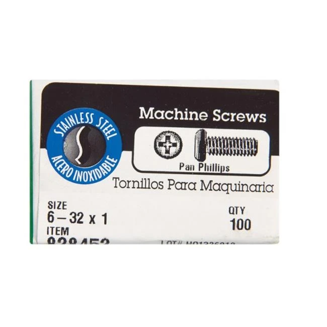 828452 18-8 PN PH MS 6-32X1