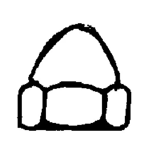 829954 18-8 ACORN NUT 8-32