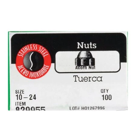 829955 18-8 ACORN NUT 10-24