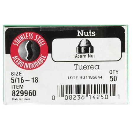 829960 18-8 ACORN NUT 5/16-18