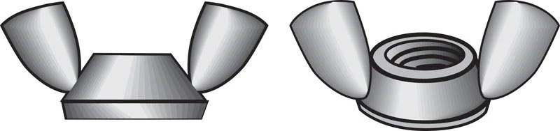 830006 18-8 WING NUT 1/4-20