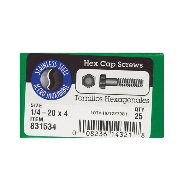831534 18-8 HX CP 1/4-20X4