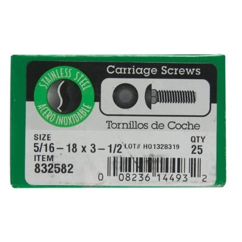 832582 18-8 CARR SC 5/16X3 1/2