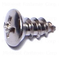 #8 X 3/8 Phillips Oval Sheet Metal Screws Stainless 18-8