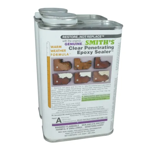 Clear Penetrating Epoxy, Warm Weather 2 Quart Kit, Smith's Epoxy