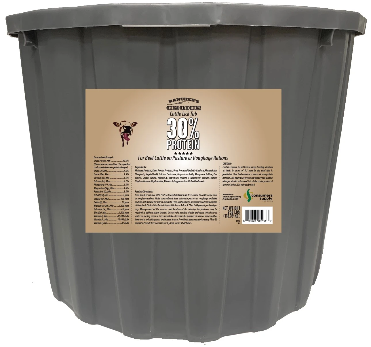RC 30-15 PROTEIN TUB 250#