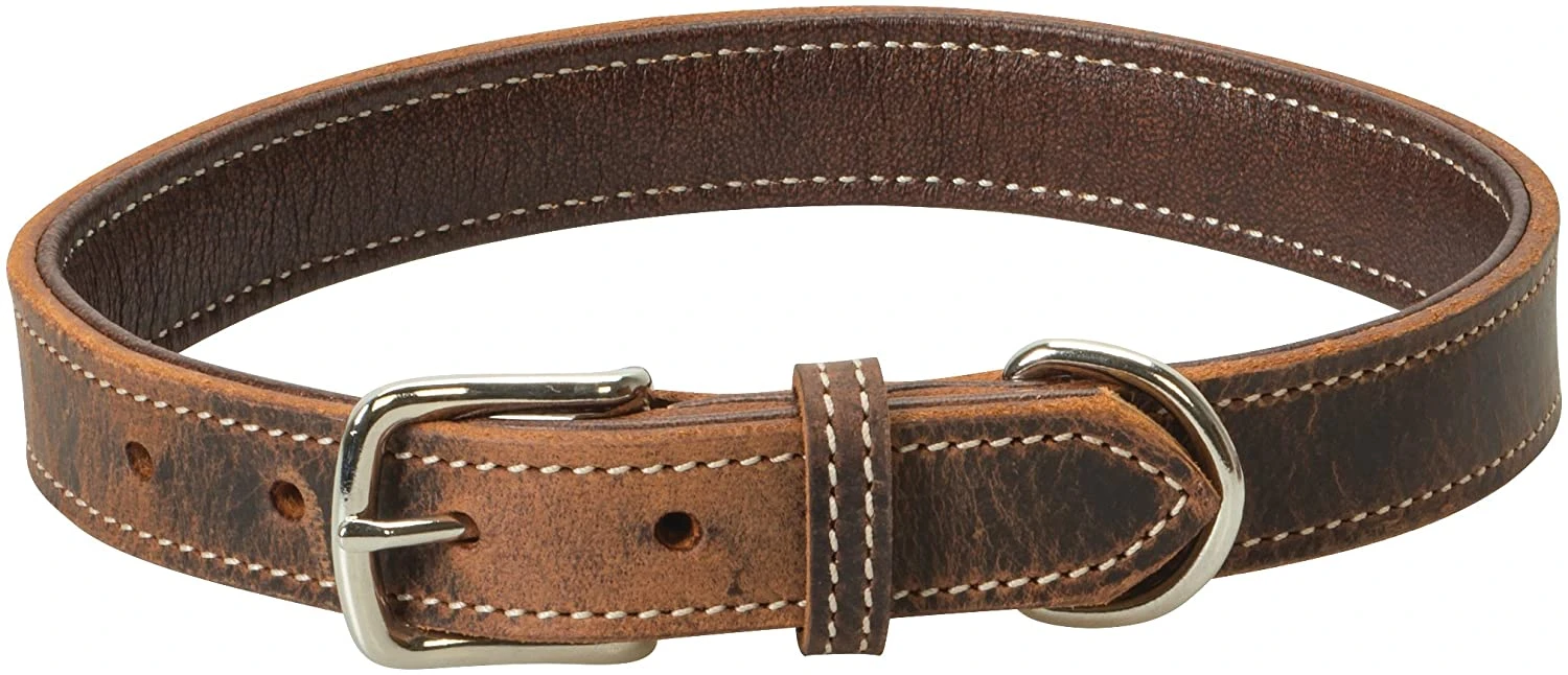 COLLAR DISTRESSED DK CHOC 1X21