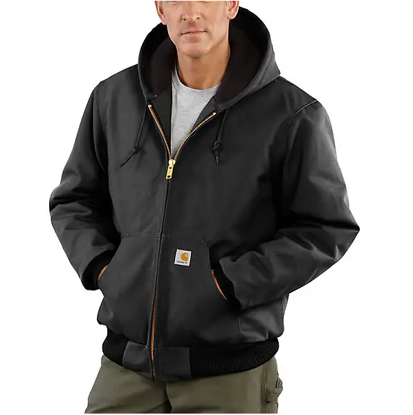 CARHARTT LOOSE FIT FIRM DUCK INSULATED FLANNEL-LINED ACTIVE