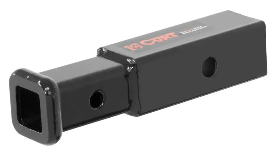 CURT RECEIVER TUBE ADAPTER (2" TO 1-1/4" SHANK, 3,500 LBS. GTW, 4" LENGTH) #45770