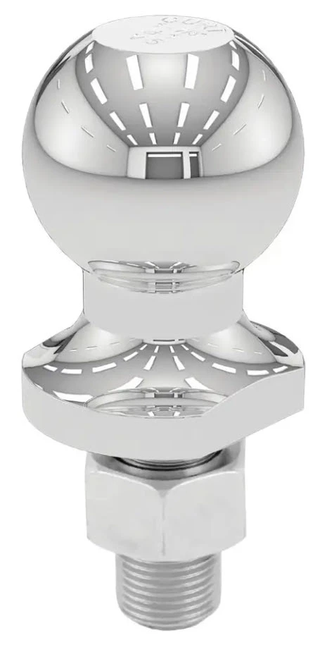 CURT 1-7/8" TRAILER BALL (3/4" X 1-5/8" SHANK, 2,000 LBS., CHROME, PACKAGED) #40161