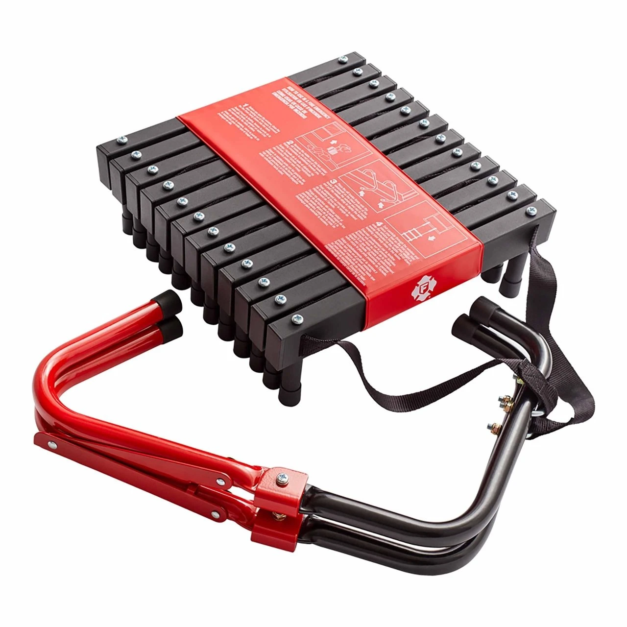 FIRST ALERT TWO-STORY FIRE ESCAPE LADDER, STEEL, ANTI-SLIP