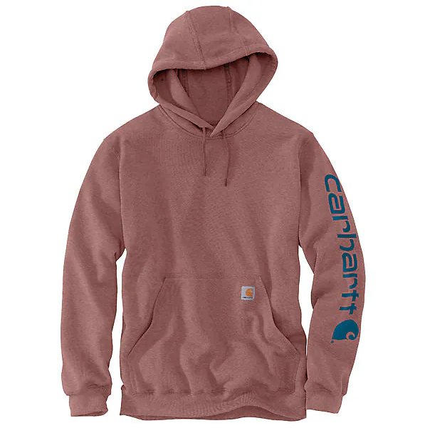 CARHARTT LOOSE FIT MIDWEIGHT LOGO SLEEVE GRAPHIC HOODIE APPLE BUTTER HEATHER COLOR 3X Jerome Valley Wide Country Store