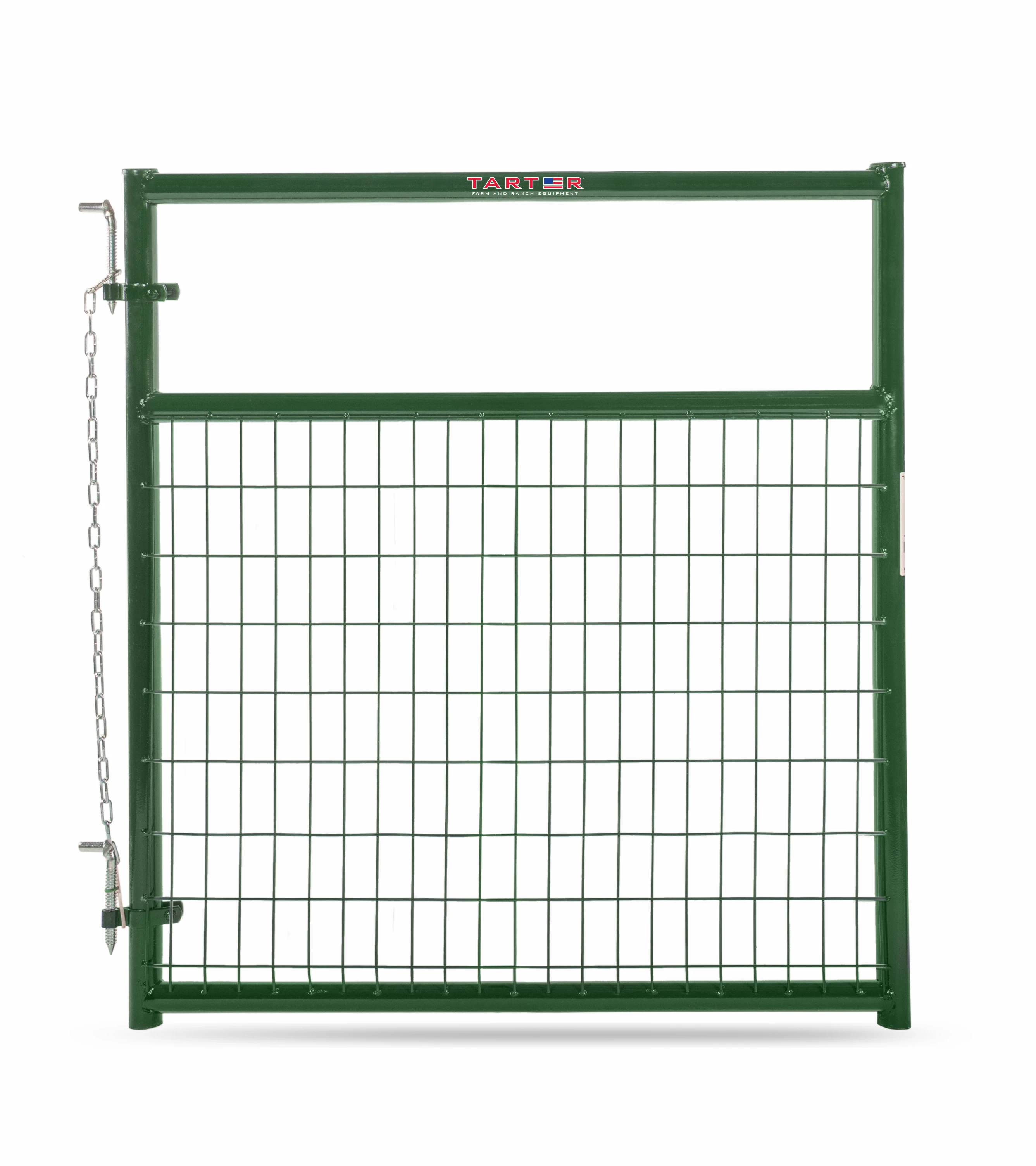 WIRE FILLED GATE GREEN 04'
