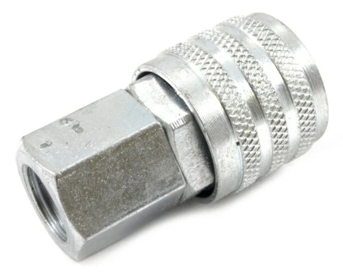 Forney Air Fitting Coupler Industrial Milton Style Push Coupler, 1/4 Inch