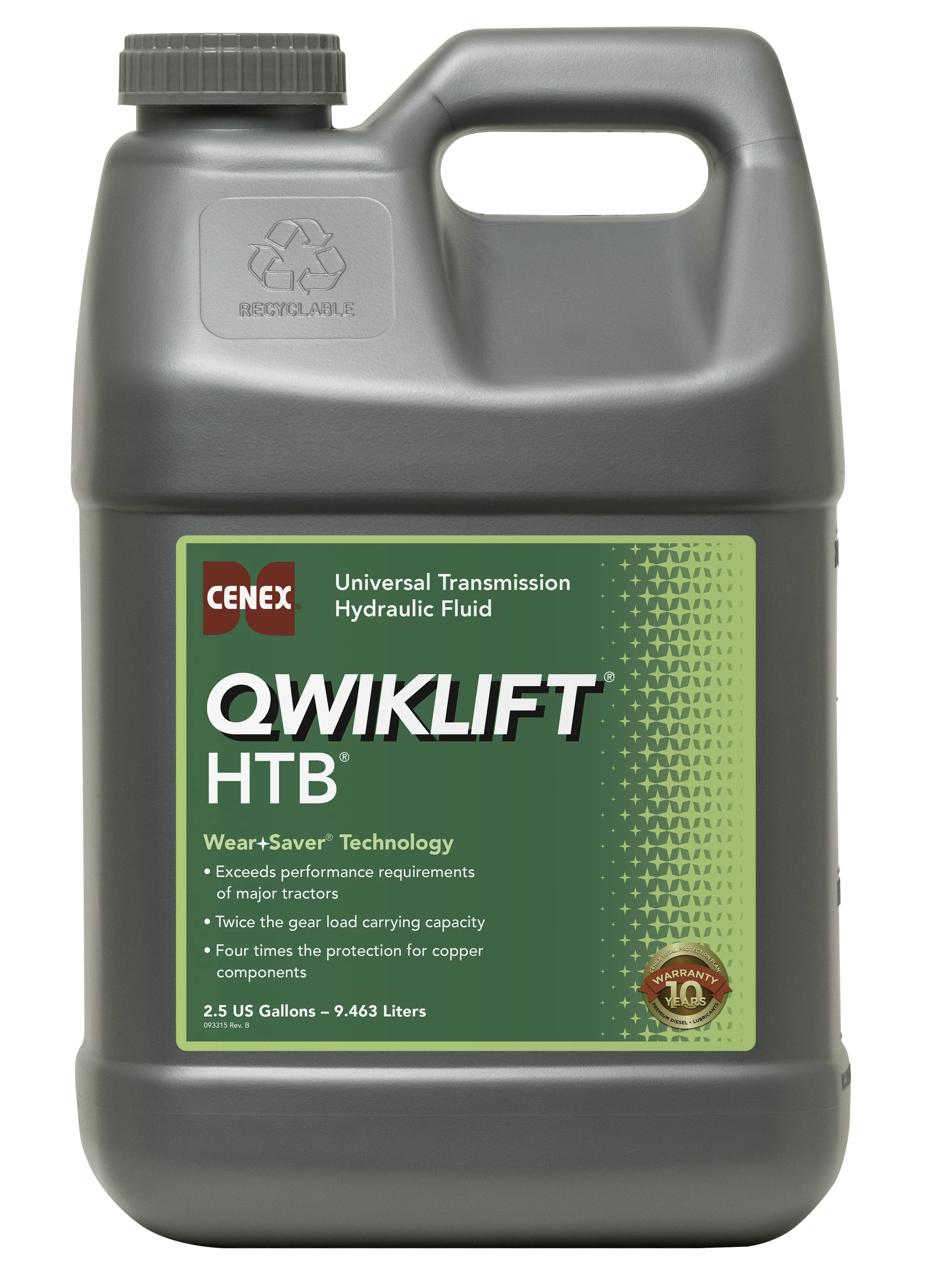  QWIKLIFT HTB MULTI-FUNCTIONAL TRACTOR HYDRAULIC FLUID - 2.5Gal.