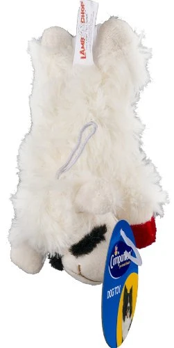 MULTIPET Mini Lamb Chop Squeekie Dog Toy, 6-In.
