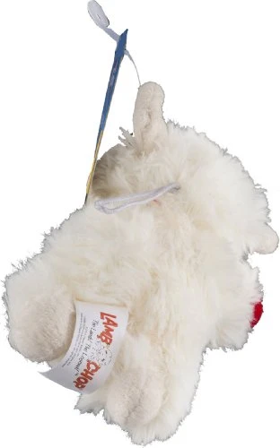 MULTIPET Mini Lamb Chop Squeekie Dog Toy, 6-In.