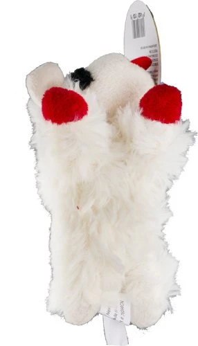MULTIPET Mini Lamb Chop Squeekie Dog Toy, 6-In.
