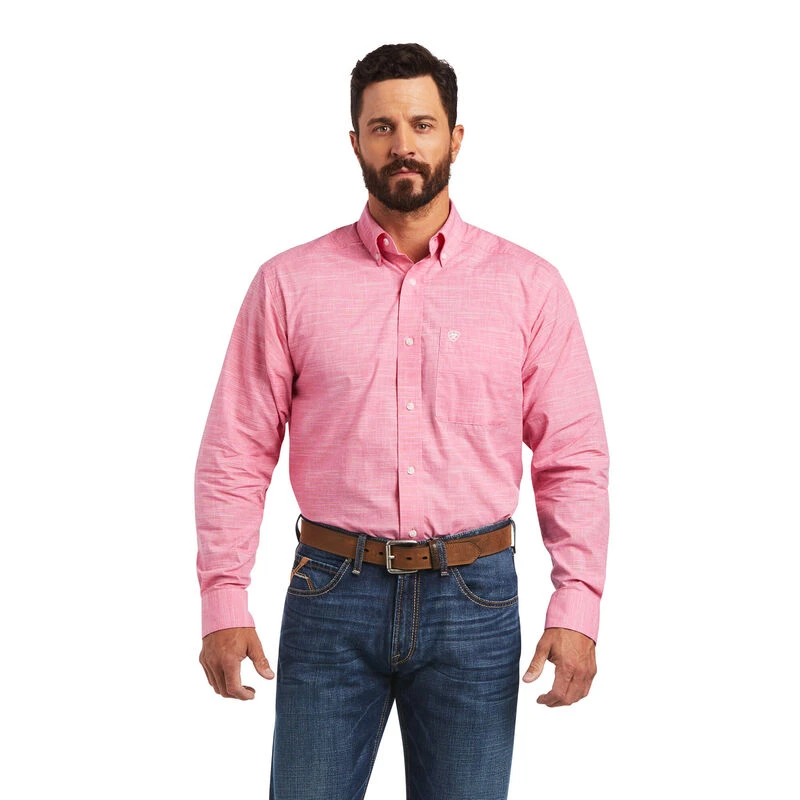 MN SOLID SLUB LSBRIGHT ROSE LT