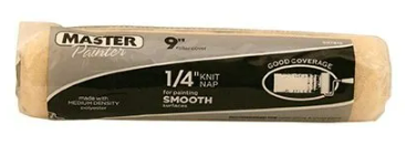 MASTER PAINTER GOOD Paint Roller Cover, 1/4-In.-Nap, 9-In.