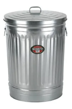BEHRENS 20-Gallon Galvanized Steel Trash Can