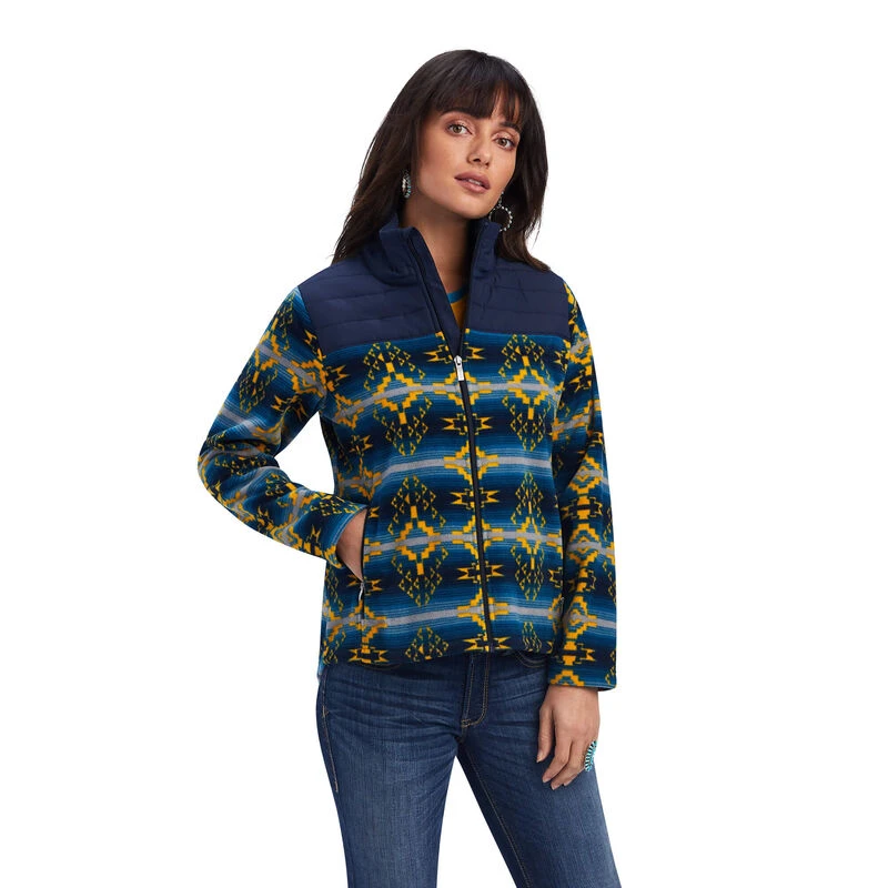 WMS FLEECE JKT NAVY SONORAN XXL