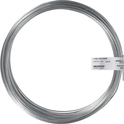 HILLMAN SOLID WIRE GALVANIZED (#14 X 100') 75LB