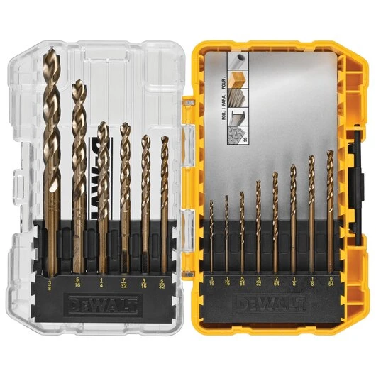 DEWALT Cobalt Pilot Point Drill Bit Set, 14-Pc.