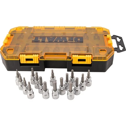 DEWALT 3/8 in Drive Bit Socket Set (17 pc)