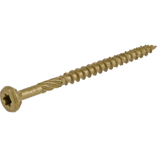 POWER PRO PREMIUM EXTERIOR WOOD SCREWS (#10 X 3") - 5LB BOX