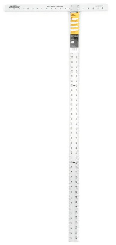 JOHNSON Aluminum Drywall T-Square, 48-In.