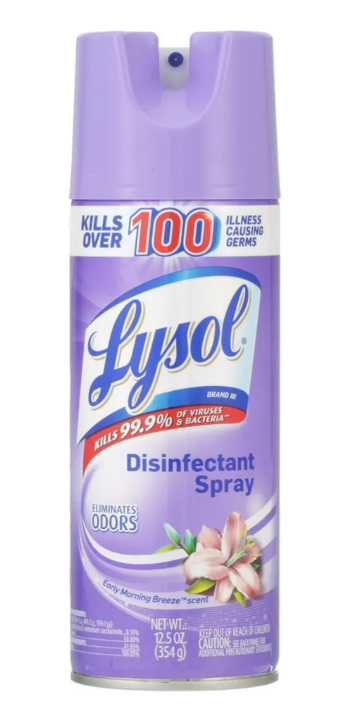 LYSOL Disinfectant Spray, Early Morning Breeze Scent, 12.5-oz.