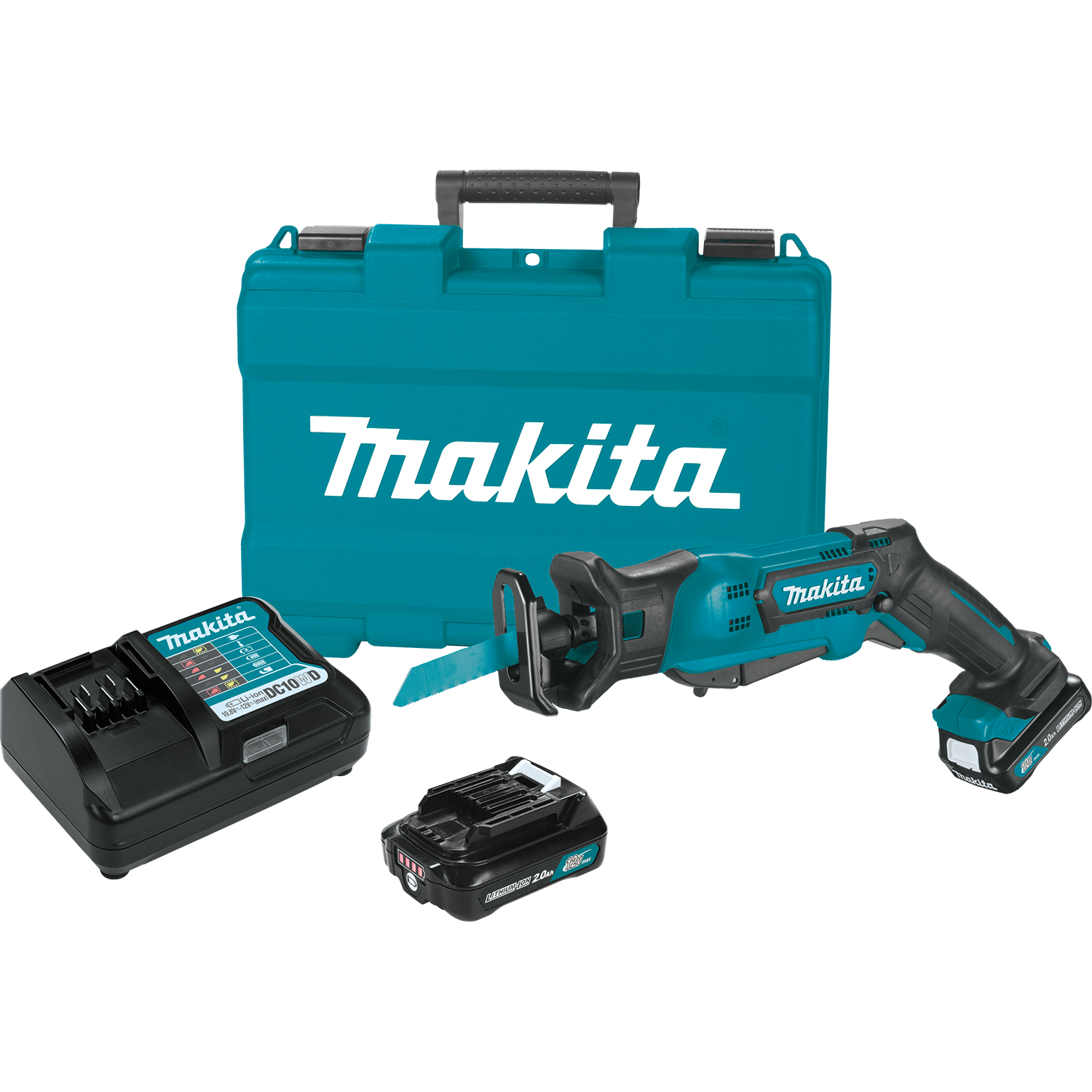Makita 12V max CXT® Lithium‑Ion Cordless Recipro Saw Kit (2.0Ah)