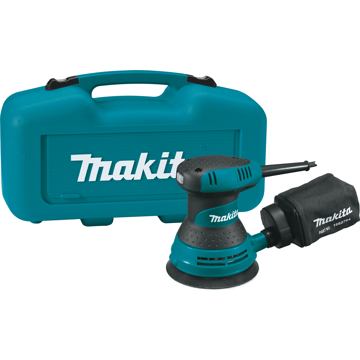 Makita 5" Random Orbit Sander, with Tool Case