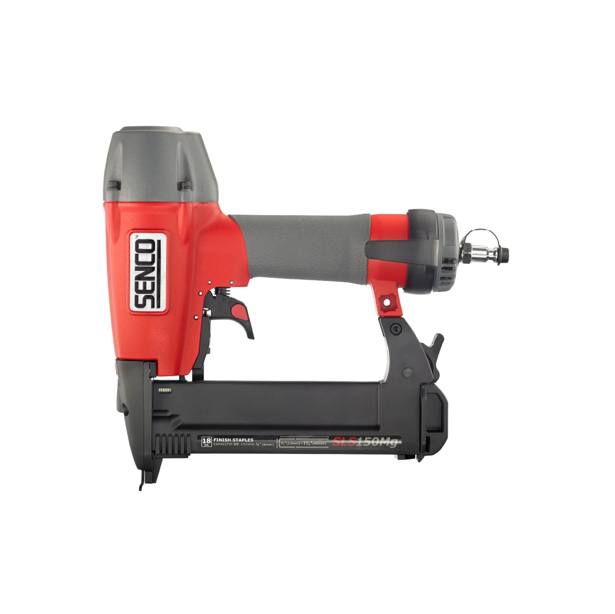 SENCO SLS Magnesium Stapler, Narrow Crown, 18-Ga. 1/4" Crown, 1 9/16" Medium Wire Stapler